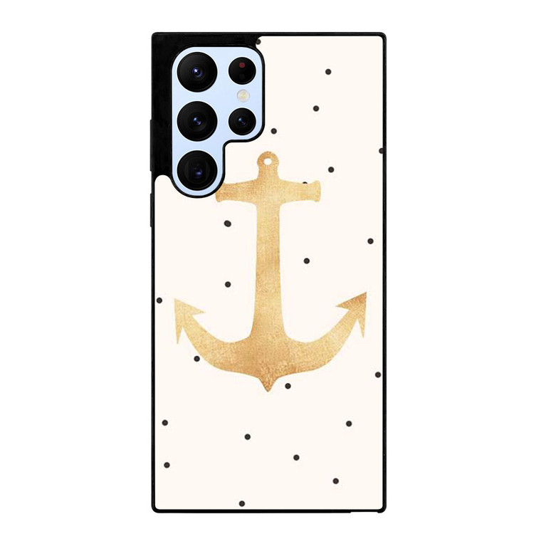 NAUTICAL ANCHOR POLKADOT Samsung Galaxy S22 Ultra Case Cover