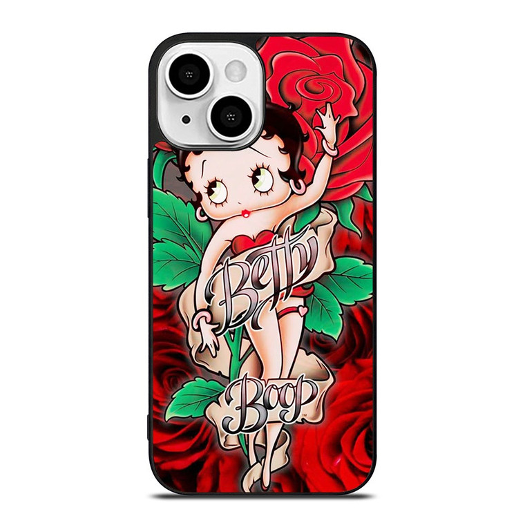 BETTY BOOP FLORAL iPhone 13 Mini Case Cover