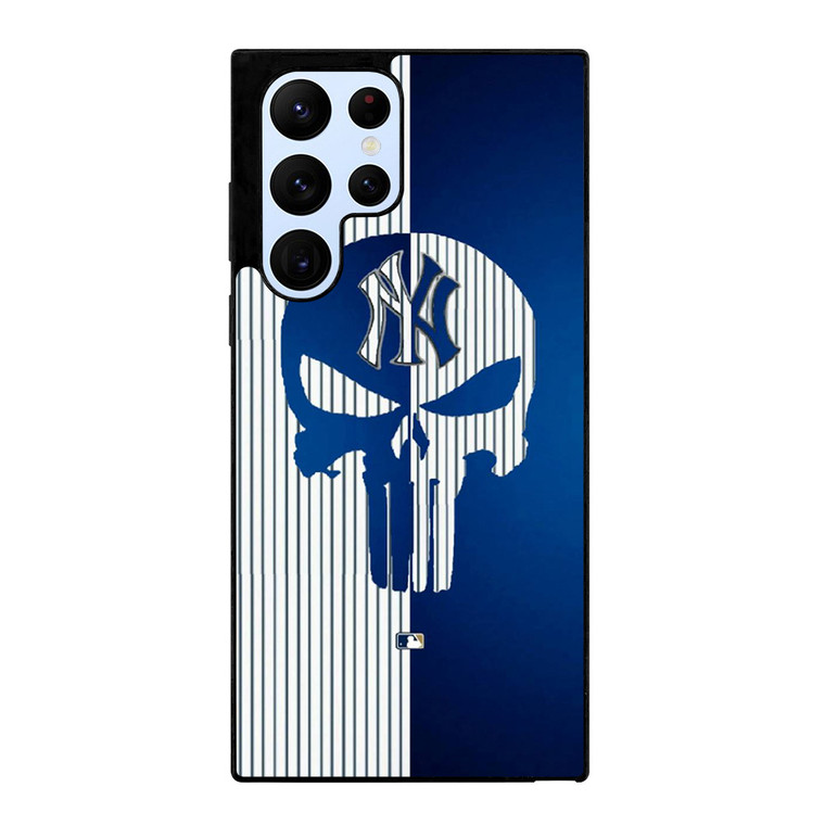 NEW YORK YANKEES SKULL PUNISHER Samsung Galaxy S22 Ultra Case Cover