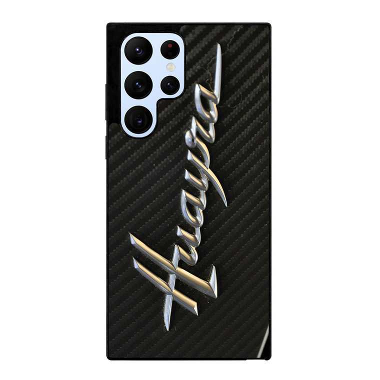 PAGANI HUAYRA CARBON LOGO Samsung Galaxy S22 Ultra Case Cover