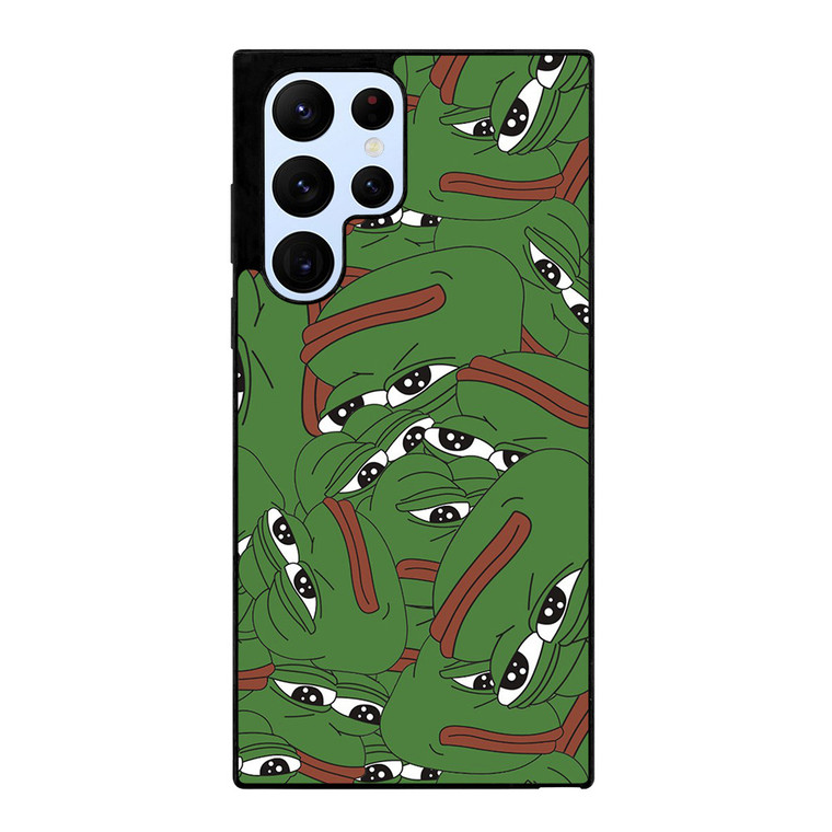 PEPE THE SMUG FROG COLLAGE Samsung Galaxy S22 Ultra Case Cover