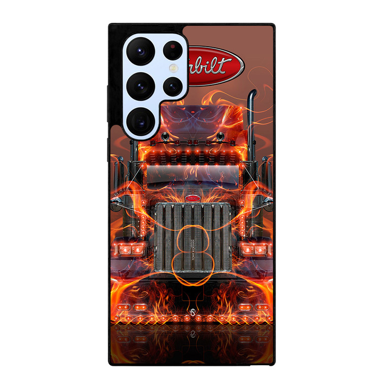 PETERBILT TRUCK FIRE LOGO Samsung Galaxy S22 Ultra Case Cover