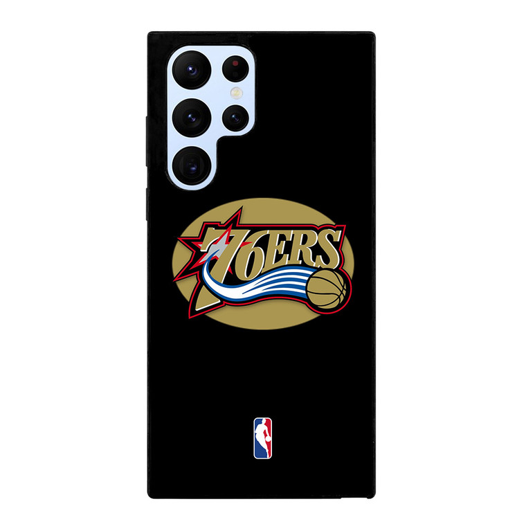 PHILADELPHIA 76ERS NBA GOLD LOGO Samsung Galaxy S22 Ultra Case Cover