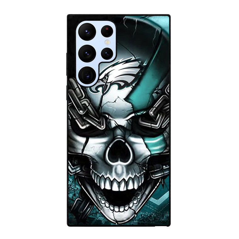 PHILADELPHIA EAGLES SKULL LOGO Samsung Galaxy S22 Ultra Case Cover