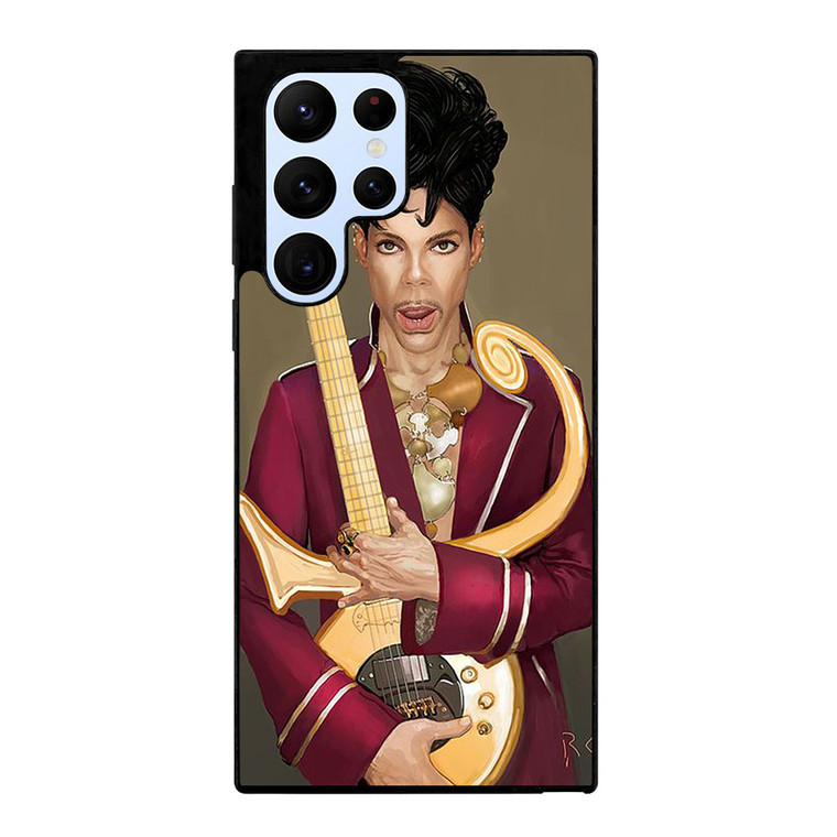 PRINCE PURPLE IN MEMORIAM AND GUITAR Samsung Galaxy S22 Ultra Case Cover
