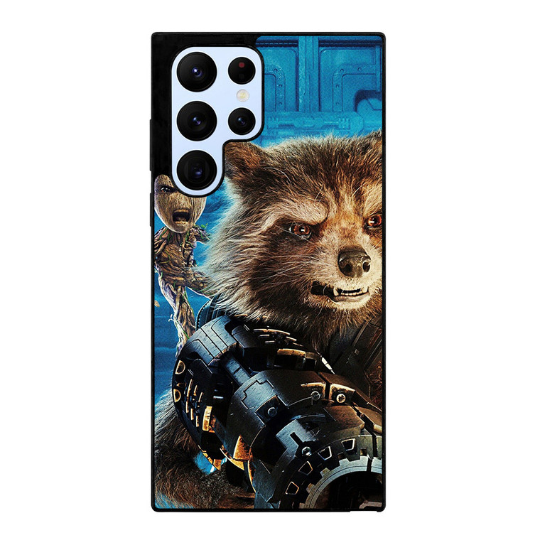 ROCKET RACCOON X GROOT Samsung Galaxy S22 Ultra Case Cover
