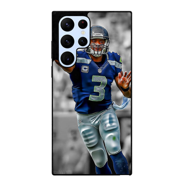 RUSSELL WILSON SEATTLE SEAHAWK Samsung Galaxy S22 Ultra Case Cover