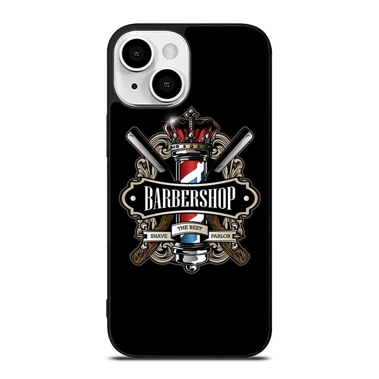BARBERSHOP POLE HAIR CUT LOGO iPhone 13 Mini Case Cover