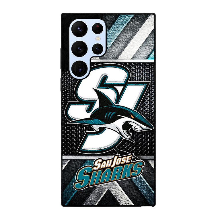 SAN JOSE SHARKS LOGO NHL Samsung Galaxy S22 Ultra Case Cover SAN JOSE SHARKS LOGO NHL Samsung Galaxy S22 Ultra Case Cover