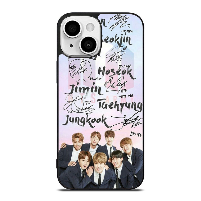 BANGTAN BOYS BTS SIGNATURE iPhone 13 Mini Case Cover