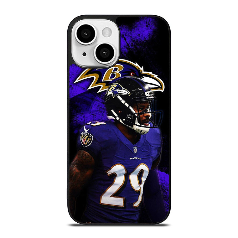 BALTIMORE RAVENS MARLON HUMPHREY 29 NFL iPhone 13 Mini Case Cover
