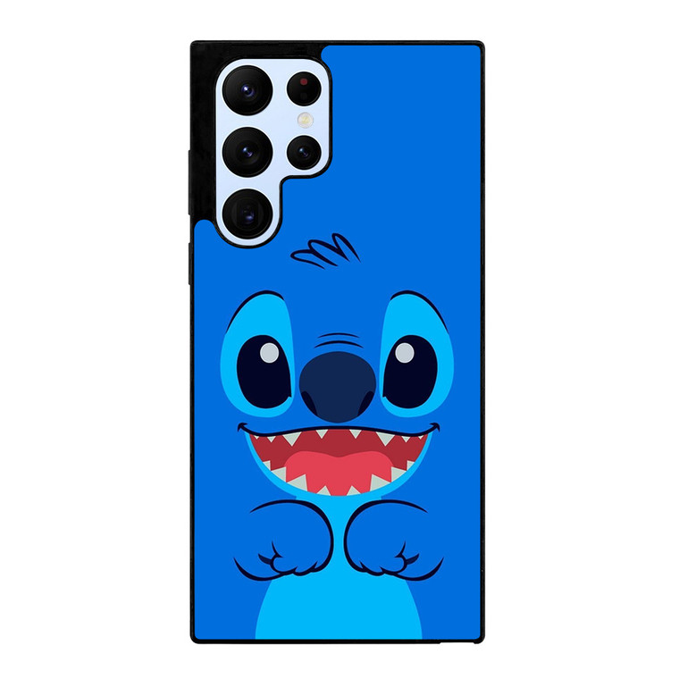 STITCH BLUE CARTOON CHARACTER Samsung Galaxy S22 Ultra Case Cover