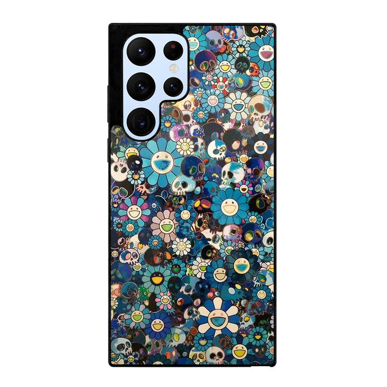 TAKASHI MURAKAMI FLOWERS SKULL Samsung Galaxy S22 Ultra Case Cover