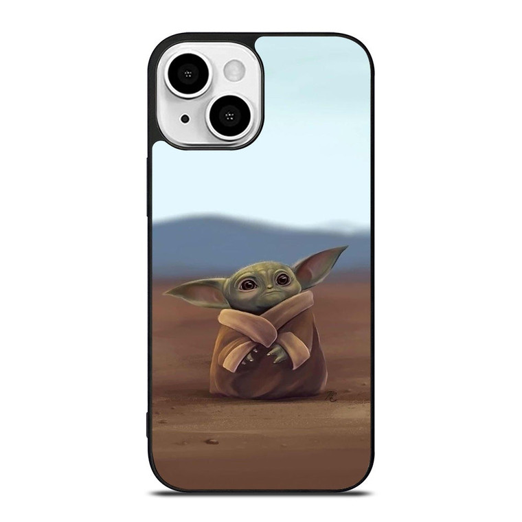 BABY YODA  CUTE STAR WARS iPhone 13 Mini Case Cover