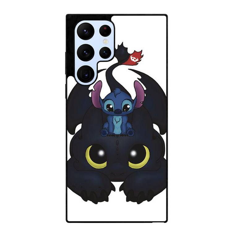 TOOTHLESS AND STITCH CUTE Samsung Galaxy S22 Ultra Case Cover