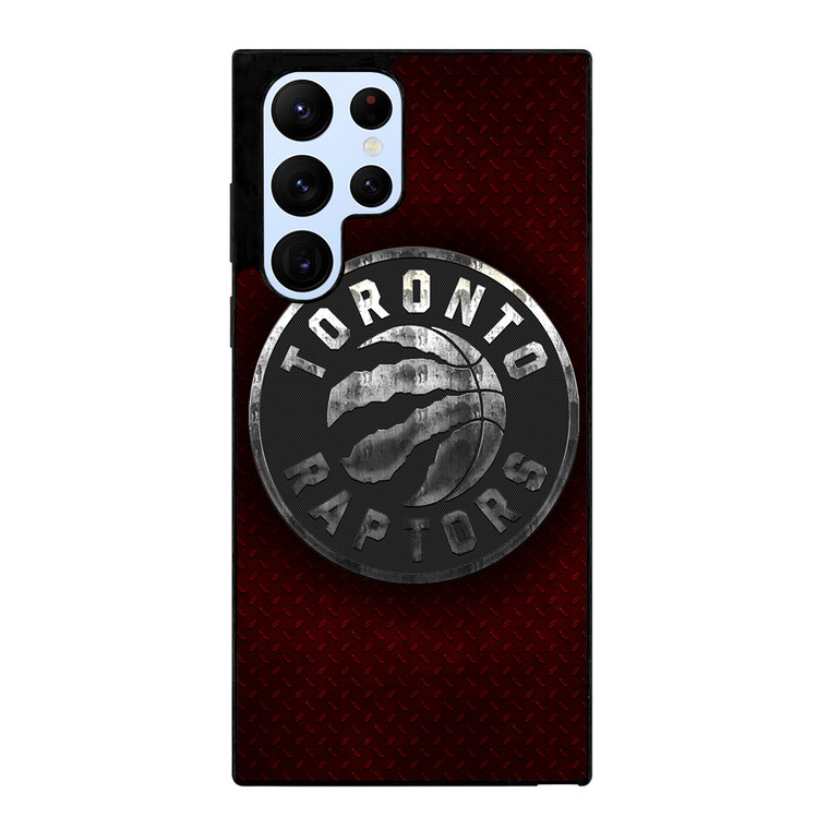 TORONTO RAPTORS RED METAL Samsung Galaxy S22 Ultra Case Cover