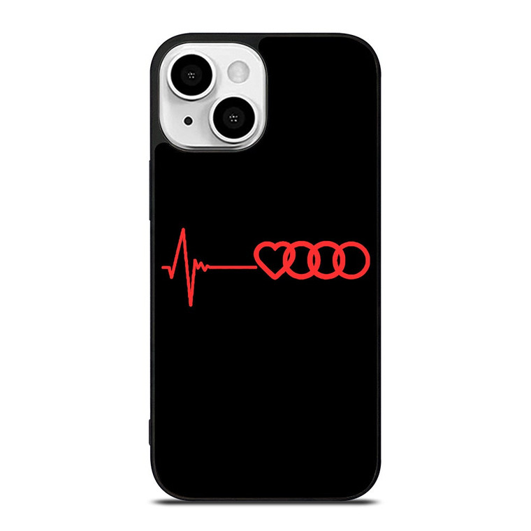 AUDI HEART BEATING iPhone 13 Mini Case Cover