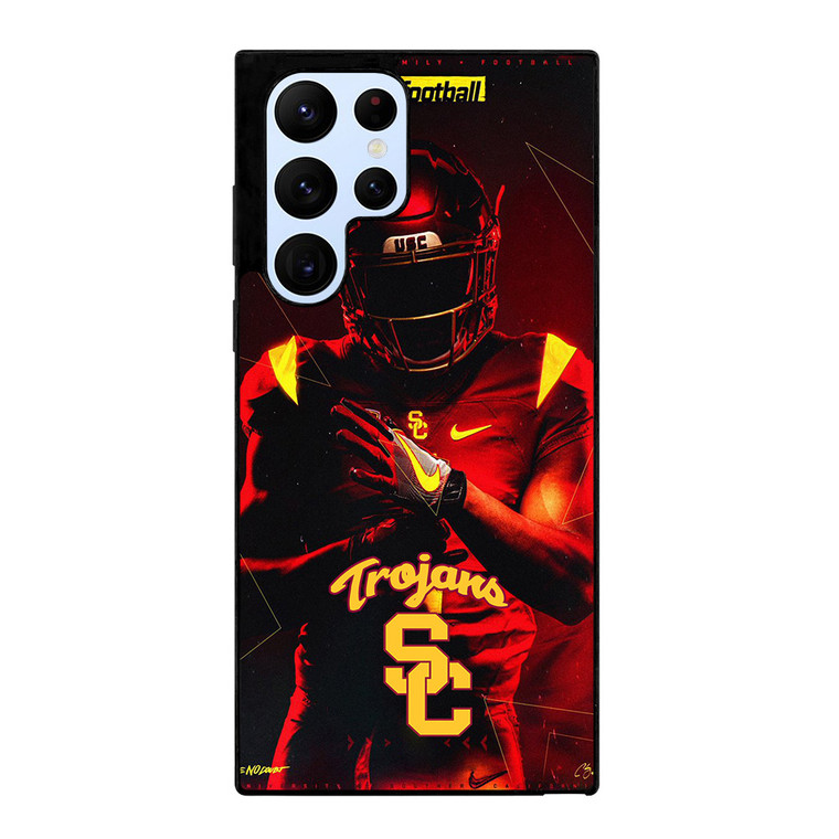 USC FOOTBALL TROJANS LOGO Samsung Galaxy S22 Ultra Case Cover