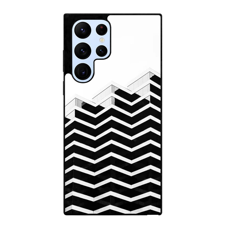 ZIG ZAG HALF PATTERN Samsung Galaxy S22 Ultra Case Cover