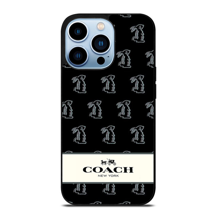 COACH NEW YORK BUNNY iPhone 13 Pro Max Case Cover