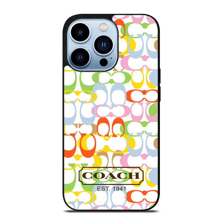 COACH NEW YORK COLORFUL iPhone 13 Pro Max Case Cover