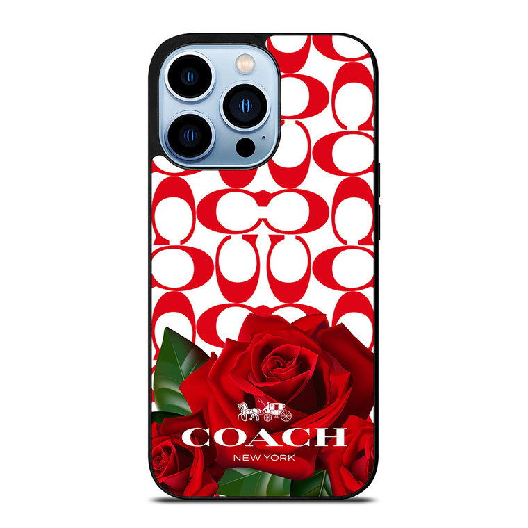 COACH NEW YORK FLOWER 4 iPhone 13 Pro Max Case Cover