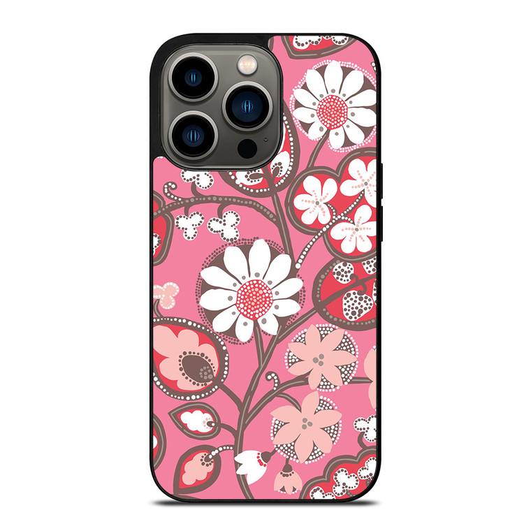 BLUSH PINK VERA BRADLEY PRINT iPhone 13 Pro Case Cover