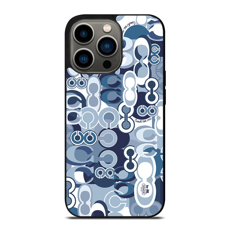 COACH NEW YORK BLUE iPhone 13 Pro Case Cover