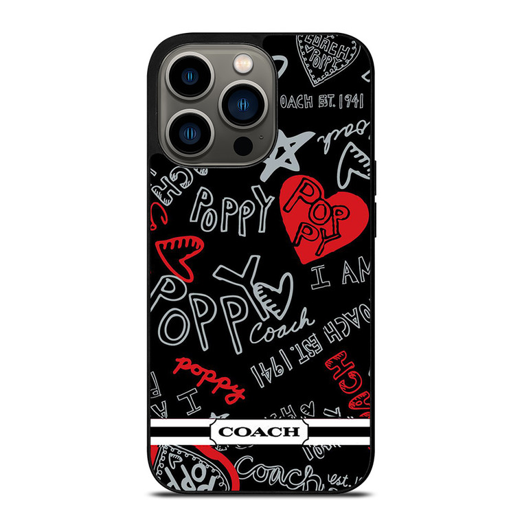 COACH NEW YORK POPPY iPhone 13 Pro Case Cover