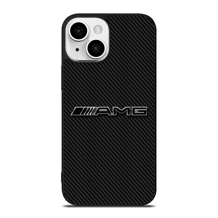 AMG MERCEDES BENZ LOGO CARBON iPhone 13 Mini Case Cover