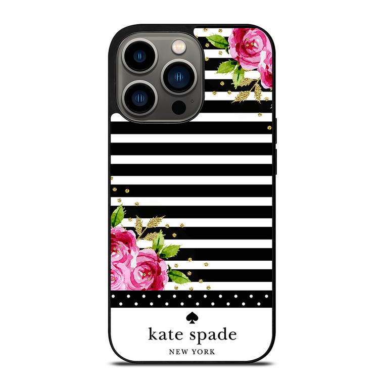 KATE SPADE FLORAL POLKADOTS iPhone 13 Pro Case Cover