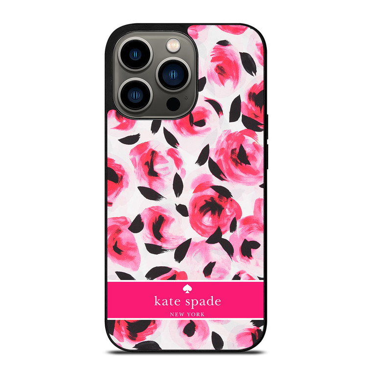 KATE SPADE NEW YORK PINK ROSE iPhone 13 Pro Case Cover
