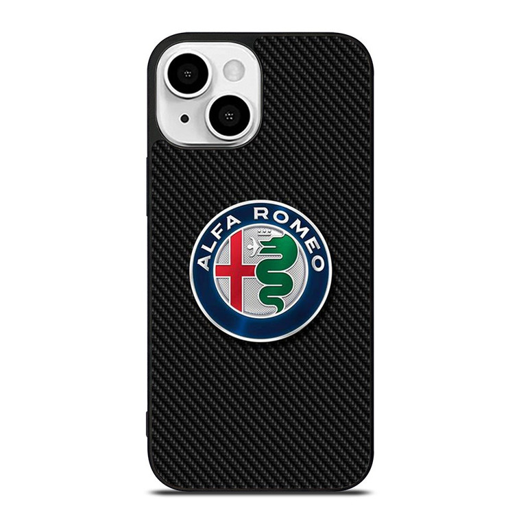 ALFA ROMEO CARBON iPhone 13 Mini Case Cover