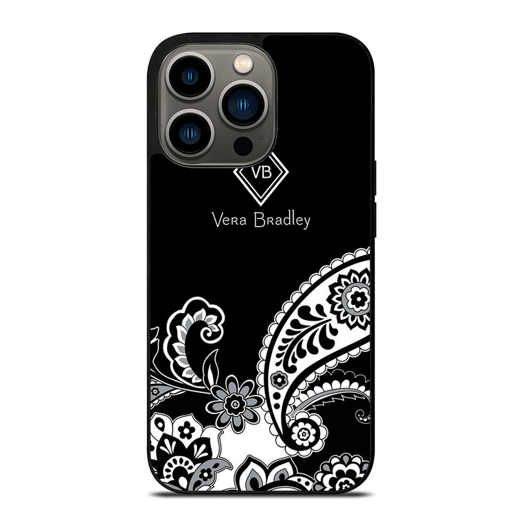 VERA BRADLEY BLACK AND WHITE iPhone 13 Pro Case Cover