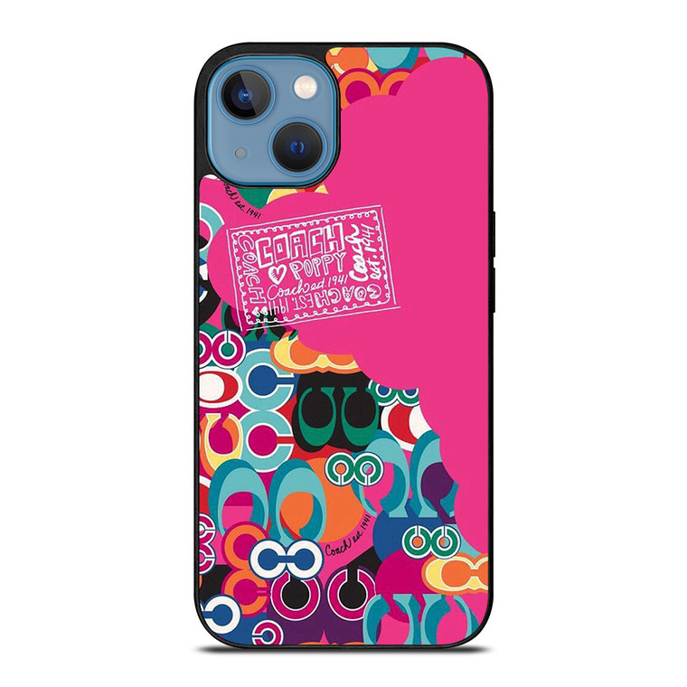 COACH NEW YORK POPPY COLOR FULL iPhone 13 Case Cover