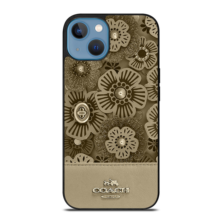 COACH NEW YORK TEA ROSE 2 iPhone 13 Case Cover