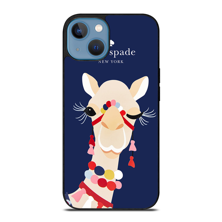 KATE SPADE CAMEL APPLIQUE iPhone 13 Case Cover