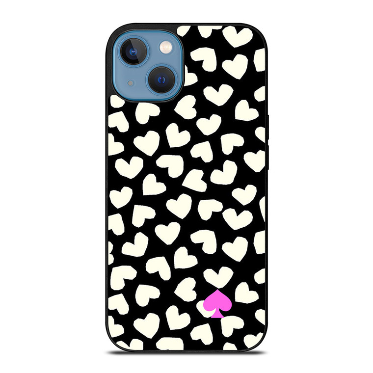 KATE SPADE LOVE HEART POLKADOTS iPhone 13 Case Cover