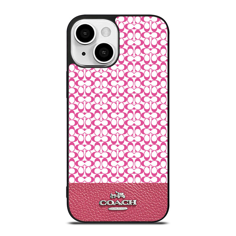 COACH NEW YORK PINK iPhone 13 Mini Case Cover