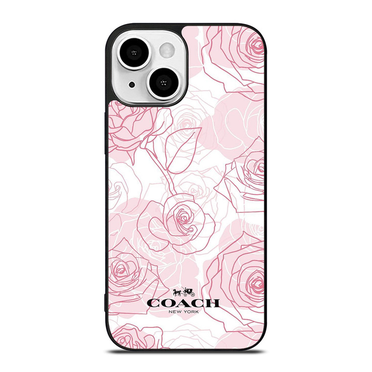 COACH ROSES iPhone 13 Mini Case Cover
