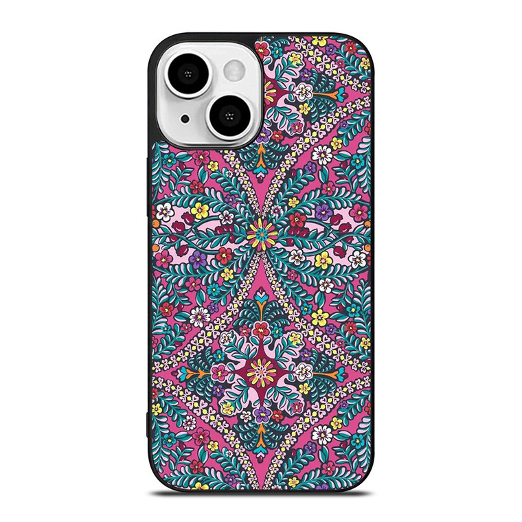 VERA BRADLEY FLOWER PATTERN 2 iPhone 13 Mini Case Cover