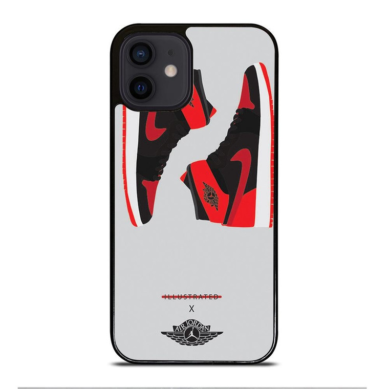 AIR JORDAN NIKE SNEAKERS SYMBOL iPhone 12 Mini Case Cover AIR JORDAN NIKE SNEAKERS SYMBOL iPhone 12 Mini Case Cover