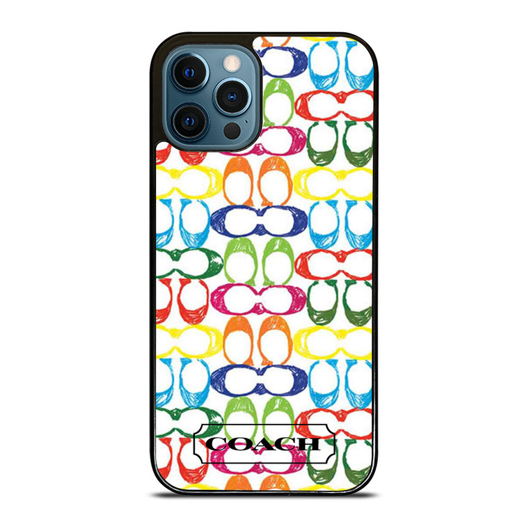 COACH NEW YORK COLORFUL 2 iPhone 12 Pro Max Case Cover
