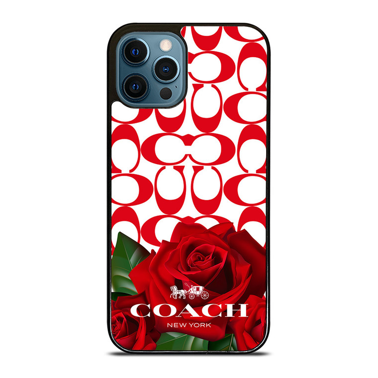 COACH NEW YORK FLOWER 4 iPhone 12 Pro Max Case Cover