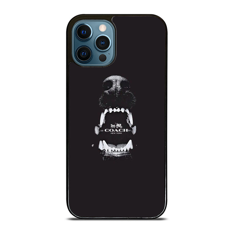COACH NEW YORK LOGO DOG iPhone 12 Pro Max Case Cover