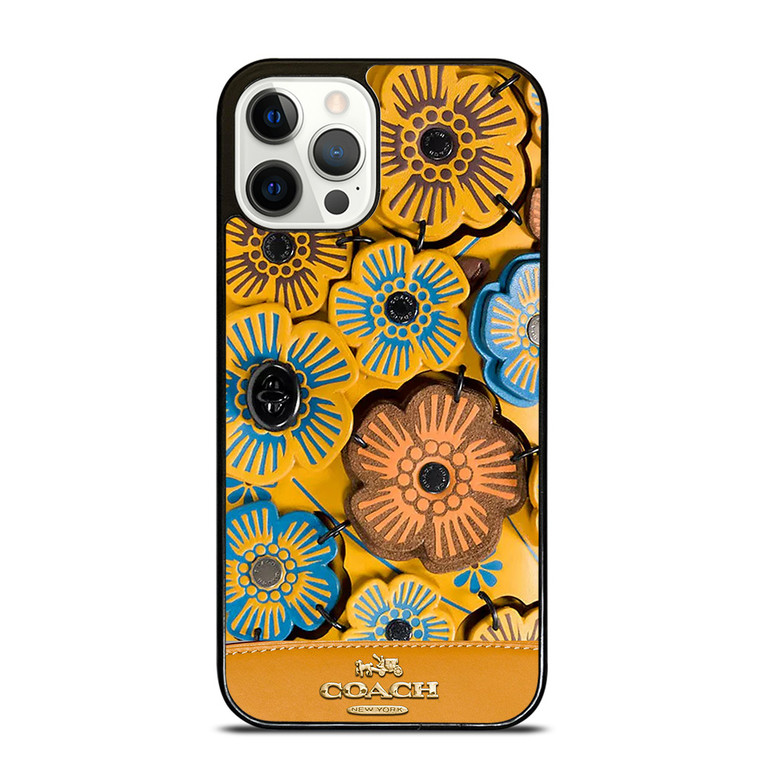 COACH NEW YORK ROSE TEA iPhone 12 Pro Case Cover