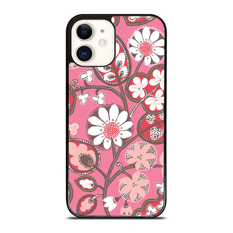 BLUSH PINK VERA BRADLEY PRINT iPhone 12 Case Cover