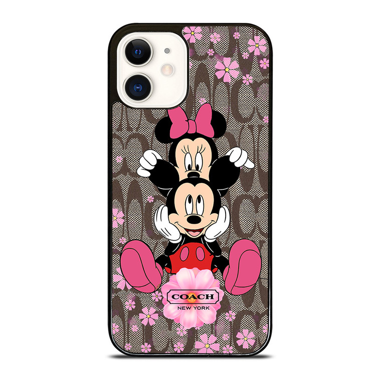 COACH MICKEY MINNIE iPhone 12 Case Cover
