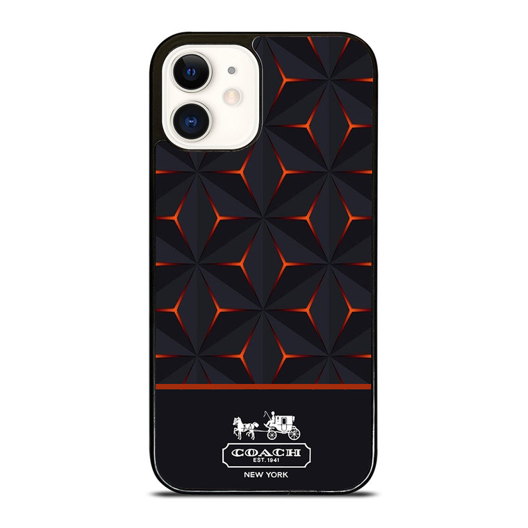 COACH NEW YORK PRISM iPhone 12 Case Cover