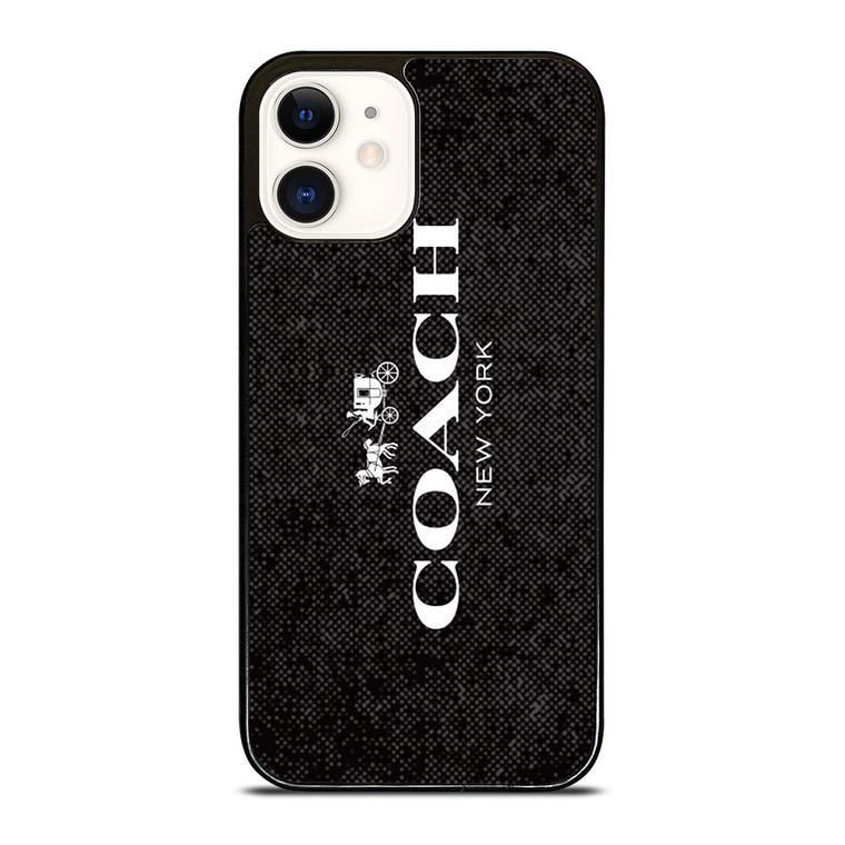 COACH NEW YORK SIGNATURE iPhone 12 Case Cover